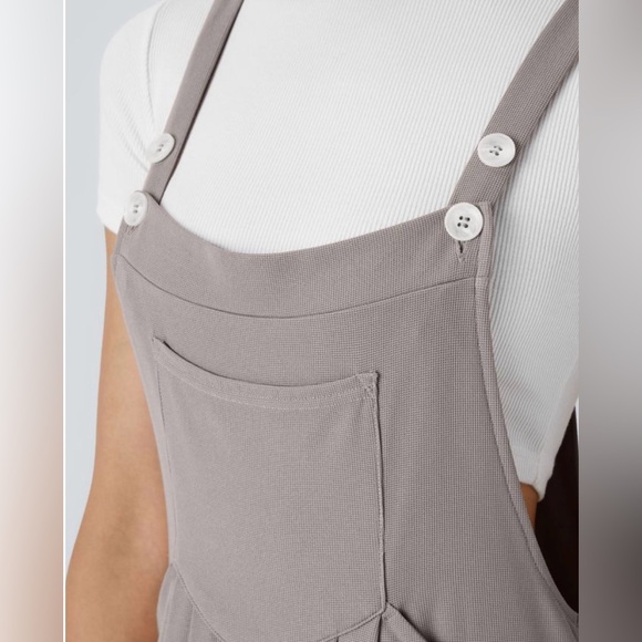 Pockets Waffle Casual Overalls NWT - Picture 6 of 7